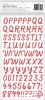 Holly Jolly Alphabet Thickers - Hey, Santa - Crate Paper