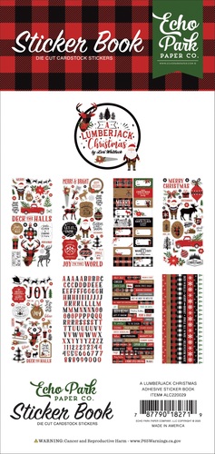 Echo Park - A Lumberjack Christmas Collection - Stickers Book