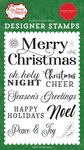 Merry Christmas Sentiment Stamp Set - Dear Santa - Carta Bella