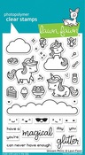 Unicorn Picnic Clear Stamps - Lawn Fawn