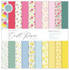 Bright Blooms 12x12 Paper Pad - The Essential Craft Papers - Craft Consortium