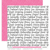 Unscripted Paper - Unforgettable - Cocoa Vanilla Studio