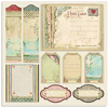 Alice 12x12 Paper Pack With Foiled Accents - Stamperia