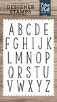 Mckell Uppercase Alphabet Stamp Set - Designer Stamps - Echo Park