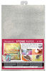 Silver Washable Stone Paper A4 - Stamperia