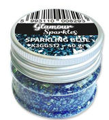 Sparkling Blue Sparkles 40gr - Stamperia
