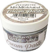 Silver Metallic Cream Paste 150ml - Stamperia