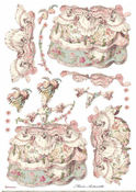 Lady Pink Rice Paper A3 - Stamperia