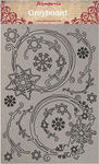 Winter Tales Snowflakes & Garlands Greyboard Cut-Outs - Stamperia
