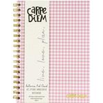 Ballerina Pink Check B5 Carpe Diem Hardcover Notebook - Pukka Pads