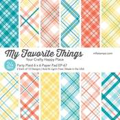 Party Plaid Paper Pad Paper Pad - My Favorite Things