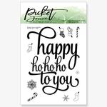 Ho Ho Ho 4 x 4 Stamp Set - Picket Fence Studios