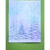 Snowy Forest 3D Embossing Folder 4.5"X 5.75"- Memory Box