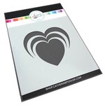 Radiant Heart Stencil - Tie The Knot - Catherine Pooler