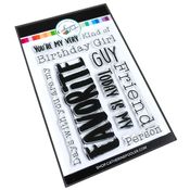 My Favorite Sentiments Stamp Set - Catherine Pooler