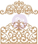 Flourish Gate Chipboard Diecut - Prima
