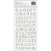 Decoupage Chipboard Alpha Stickers - Vicki Boutin