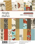 Simple Vintage Ancestry 6 x 8 Paper Pad - Simple Stories