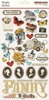 Simple Vintage Ancestry Chipboard Stickers - Simple Stories