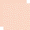 Blush Dots Paper - Say Cheese Main Street - Simple Stories