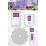 NR. 10 - Jenine's Mindful Art Time To Relax Cutting & Embossing Die - Studio Light