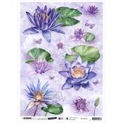 NR. 33 - Jenine's Mindful Art Time To Relax Rice Paper Sheet A4 - Studio Light