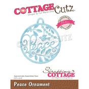 Peace Ornament 2.5"X2.8" Elites Dies - Cottage Cutz