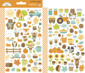 Pumpkin Spice Mini Icon Sticker Sheets - Doodlebug
