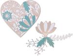 Bold Floral Heart - Sizzix Thinlits Dies