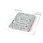 Merry Little Christmas Pop Out Cling Stamp - Pinkfresh Studio