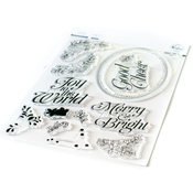 Merry and Bright Frame Stamp Set - Pinkfresh Studio