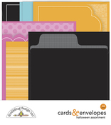 Halloween Assortment Cards & Envelopes - Doodlebug