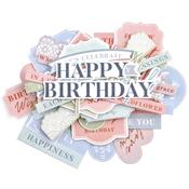 Flower Shoppe Sentiment Collectables Cardstock Die-Cuts - KaiserCraft
