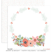 Happy Holidays Paper - Merry & Bright - Cocoa Vanilla Studio