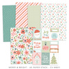 Merry & Bright A5 Paper Stack - Cocoa Vanilla Studio
