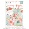 Merry & Bright Die Cut Ephemera - Cocoa Vanilla Studio