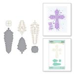 Gleaming Cross-Expressions Of Faith Glimmer Hot Foil Plate - Spellbinders
