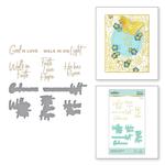 Faith Sentiments-Expressions Of Faith Glimmer Hot Foil Plate & Die - Spellbinders