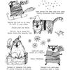 Snarky Cat Christmas Cling Stamp - Tim Holtz