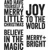Bold Tidings #2 Cling Stamp  - Tim Holtz
