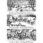 Holiday Scenes Cling Stamps  - Tim Holtz