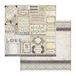 Patchwork Of Labels Paper - Stamperia