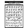 Alphabet Stencil  - Stamperia