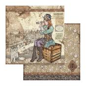 Lady Vagabond & Cat Paper - Lady Vagabond - Stamperia