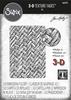 Intertwine 3D Texture Fades Embossing Folder By Tim Holtz - Sizzix