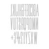 Alphanumeric Stretch Upper Thinlits Dies by Tim Holtz - Sizzix