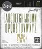 Alphanumeric Stretch Upper Thinlits Dies by Tim Holtz - Sizzix