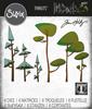 Funky Trees Thinlits Dies by Tim Holtz - Sizzix