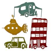 Wacky Transport #1 Thinlits Dies by Tim Holtz - Sizzix