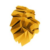Lion Head 3D Wall Art - Papercraft World